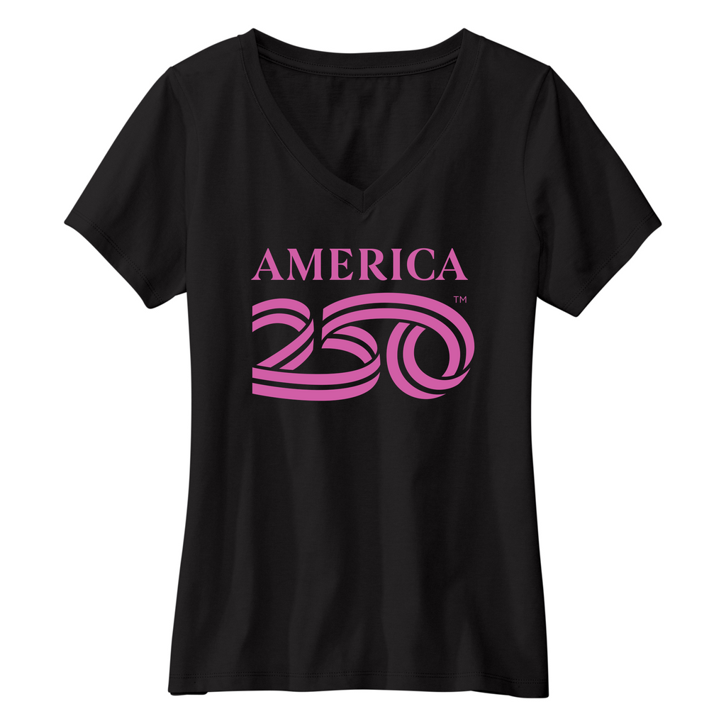 Womens Small Black Short Sleeve V-neck Tee