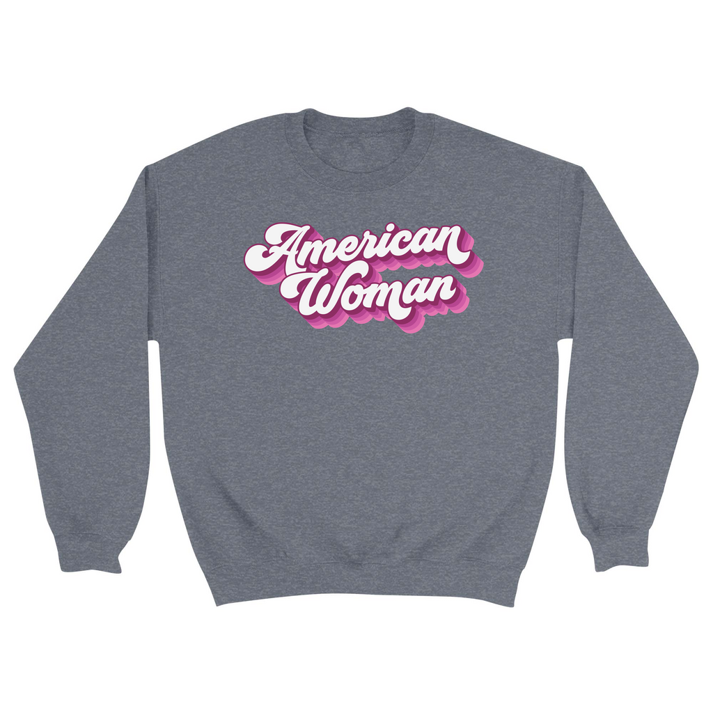 Unisex Small Dark Ash Crewneck Sweatshirt