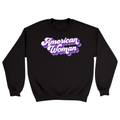 Unisex Small Black Crewneck Sweatshirt
