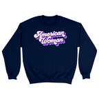 Unisex Small Navy Crewneck Sweatshirt