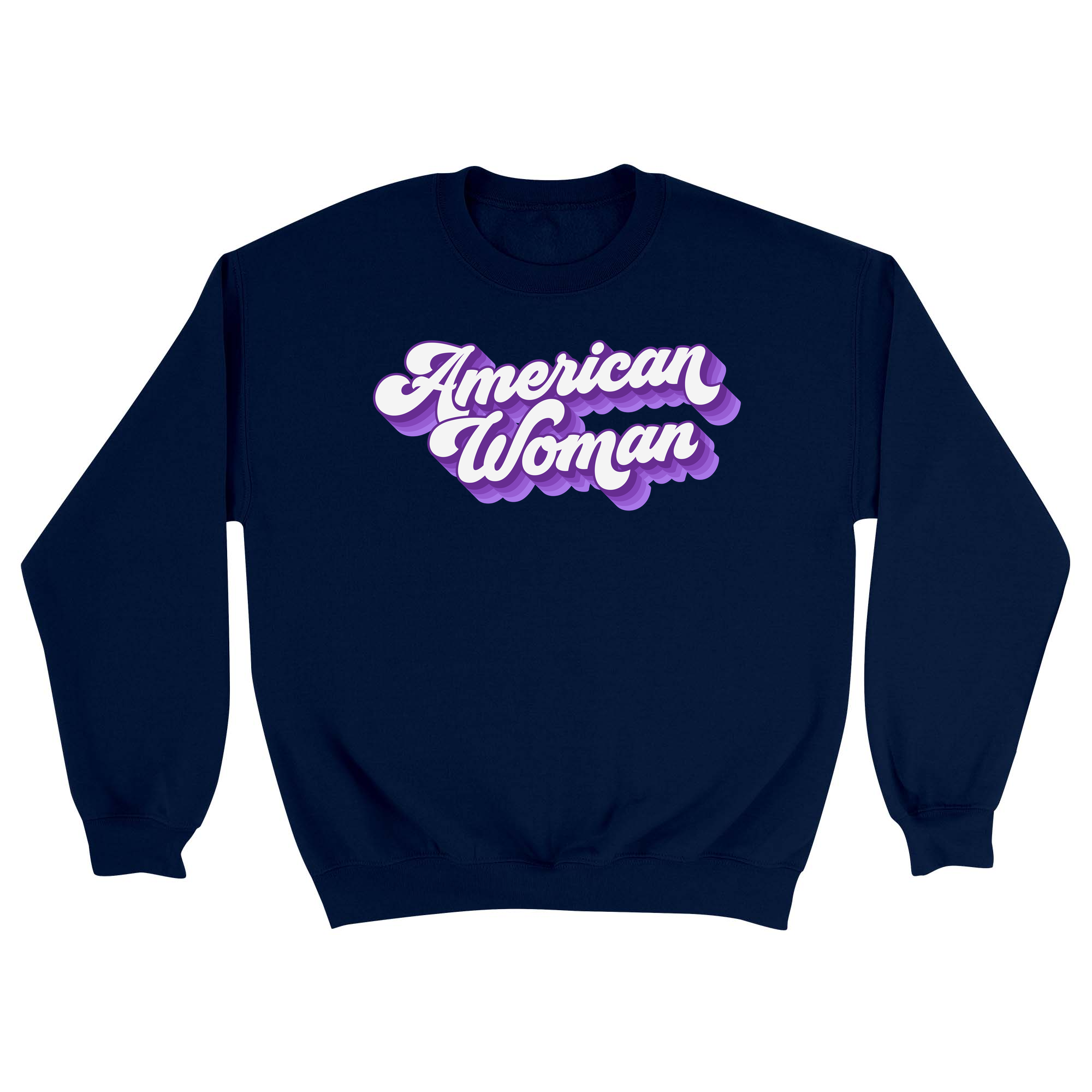 Unisex Small Navy Crewneck Sweatshirt