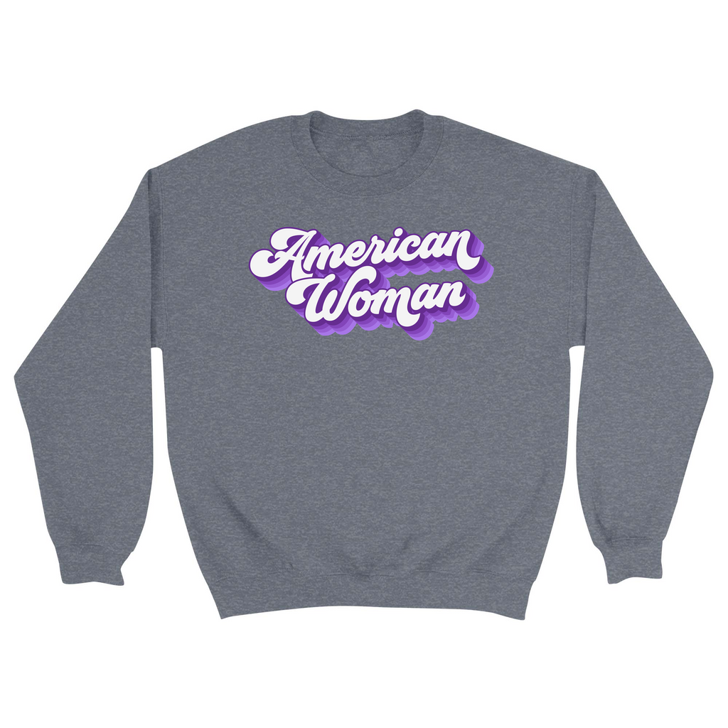 Unisex Small Dark Ash Crewneck Sweatshirt