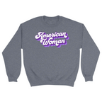 Unisex Small Dark Ash Crewneck Sweatshirt