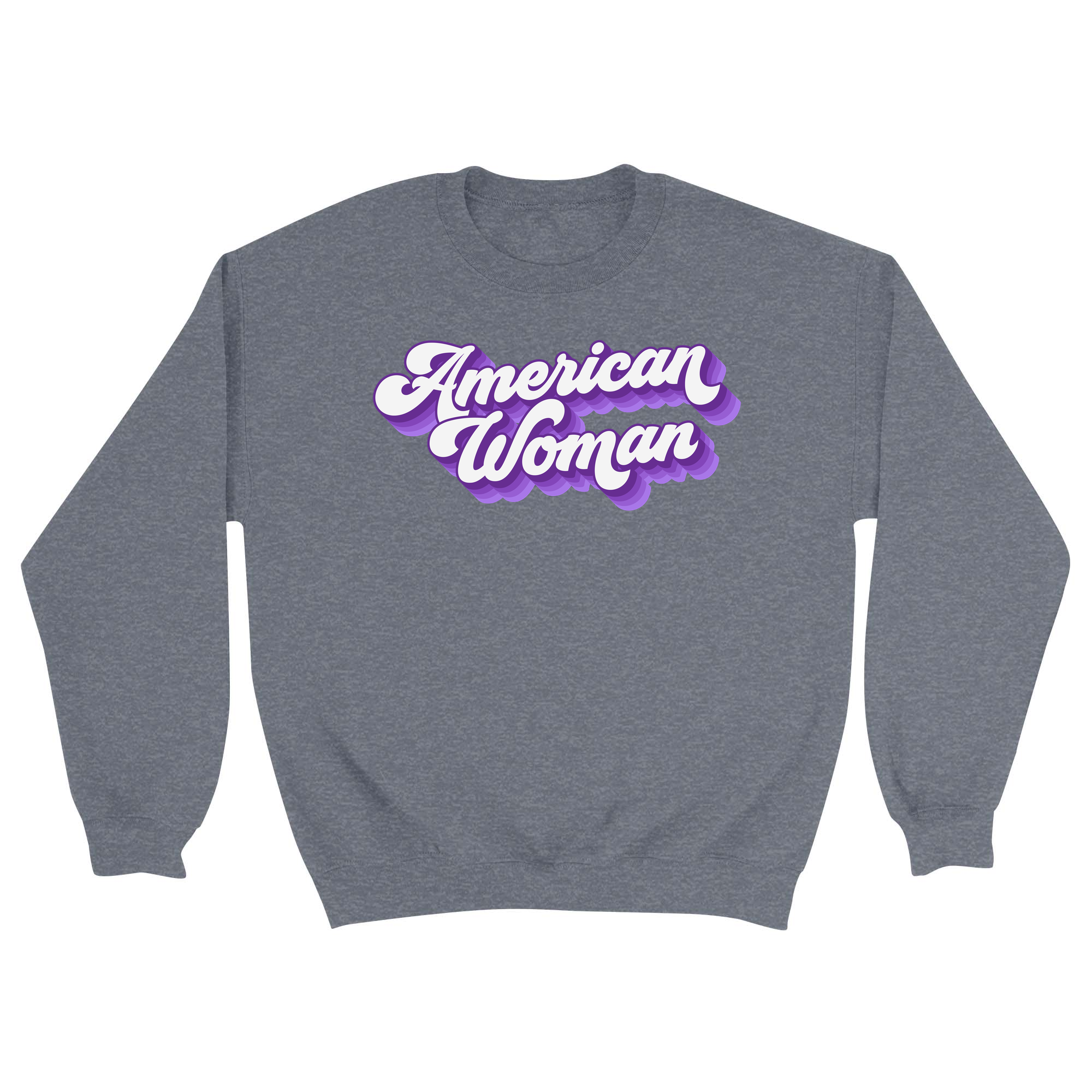 Unisex Small Dark Ash Crewneck Sweatshirt