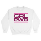 Unisex Small White Crewneck Sweatshirt