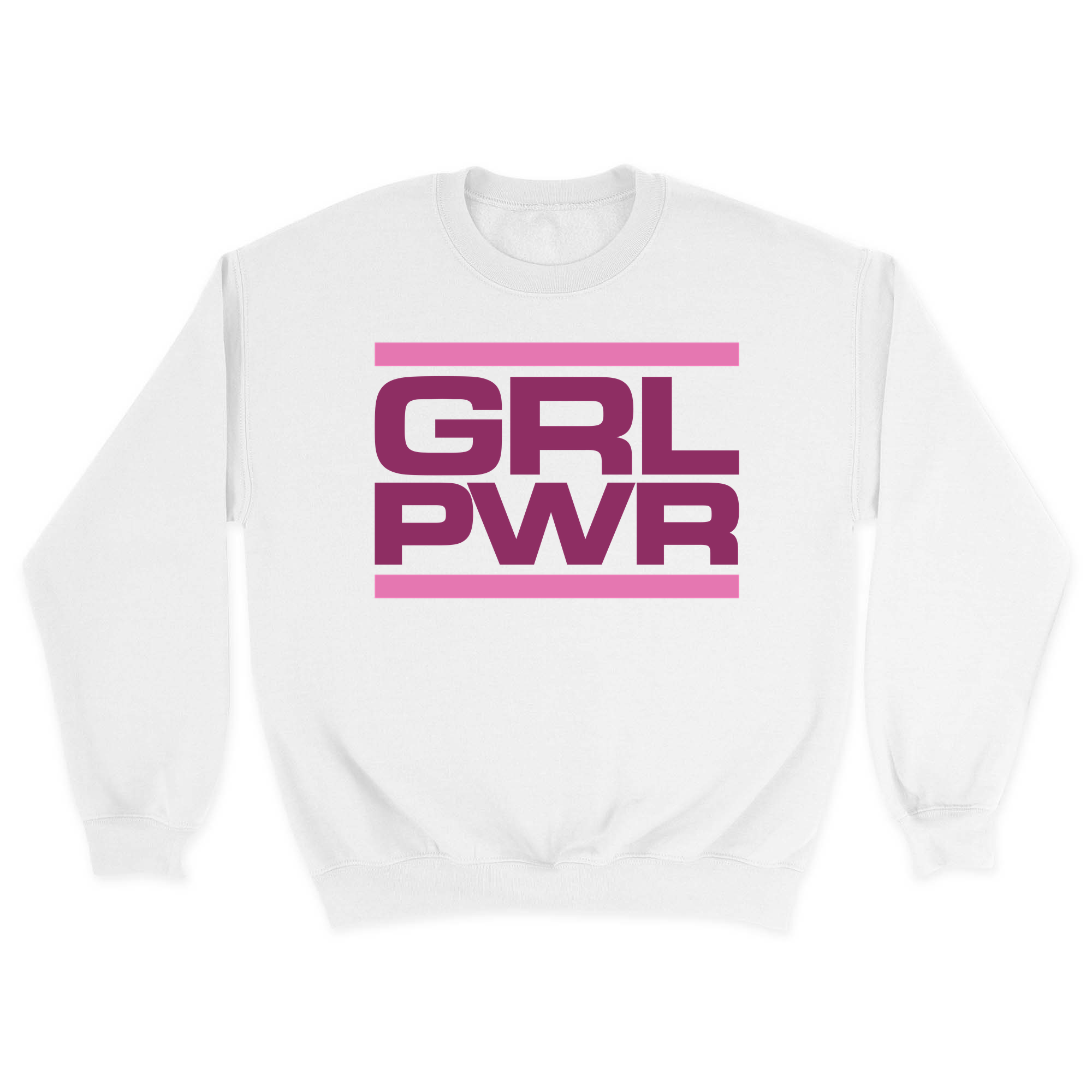 Unisex Small White Crewneck Sweatshirt
