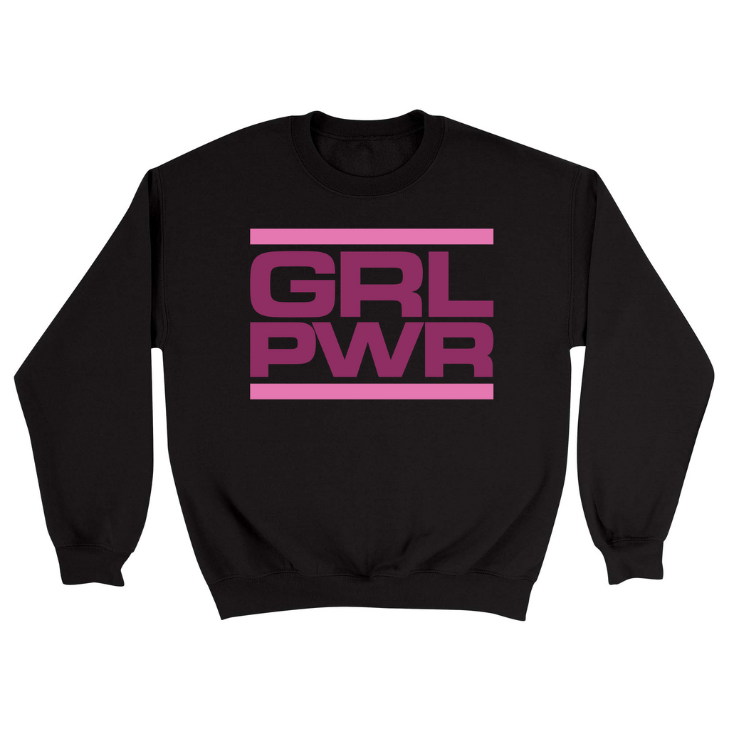 Unisex Small Black Crewneck Sweatshirt