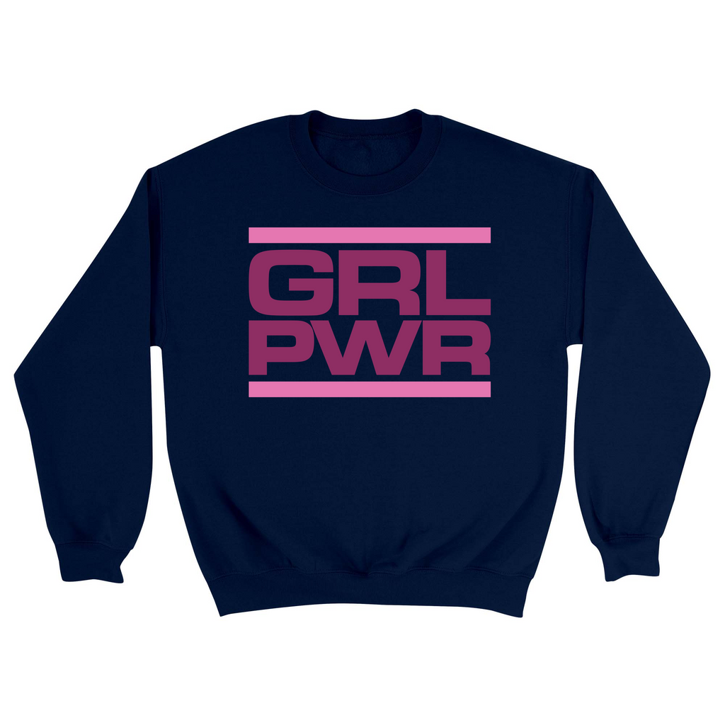 Unisex Small Navy Crewneck Sweatshirt
