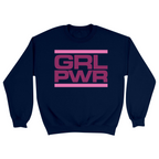 Unisex Small Navy Crewneck Sweatshirt