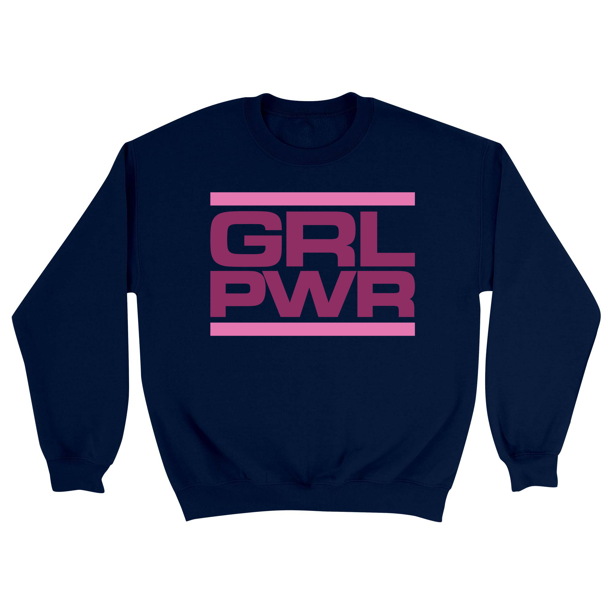 Unisex Small Navy Crewneck Sweatshirt