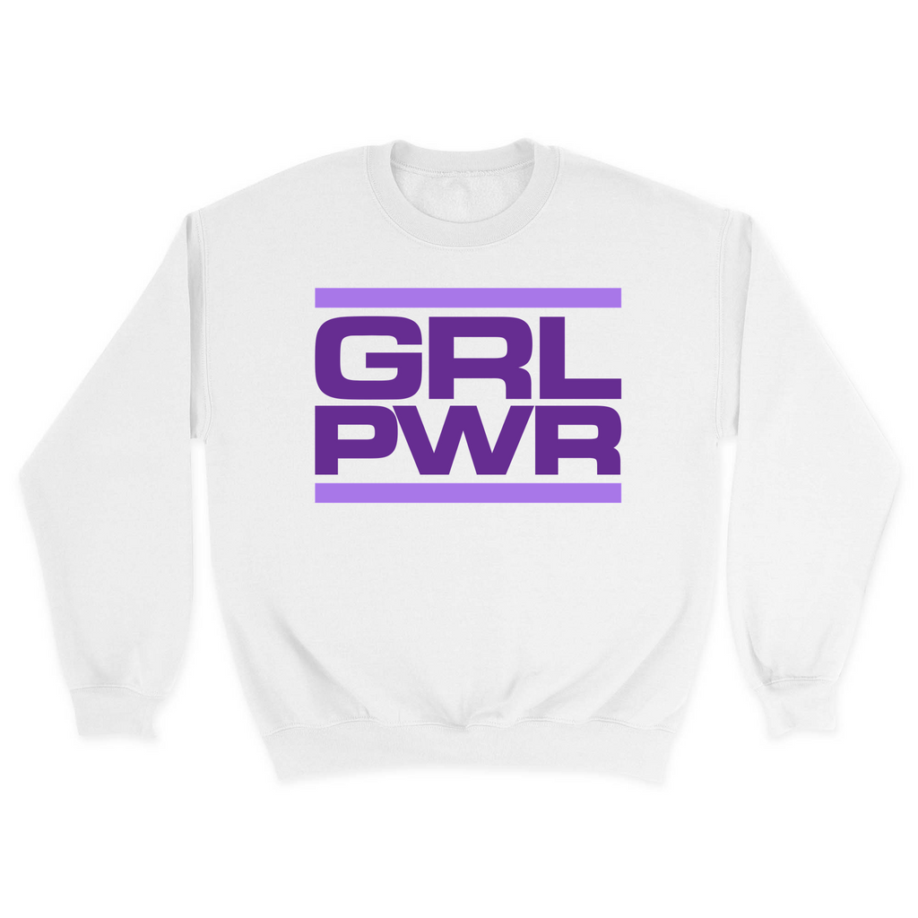 Unisex Small White Crewneck Sweatshirt