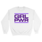 Unisex Small White Crewneck Sweatshirt