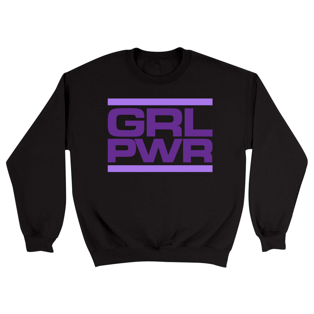 Unisex Small Black Crewneck Sweatshirt