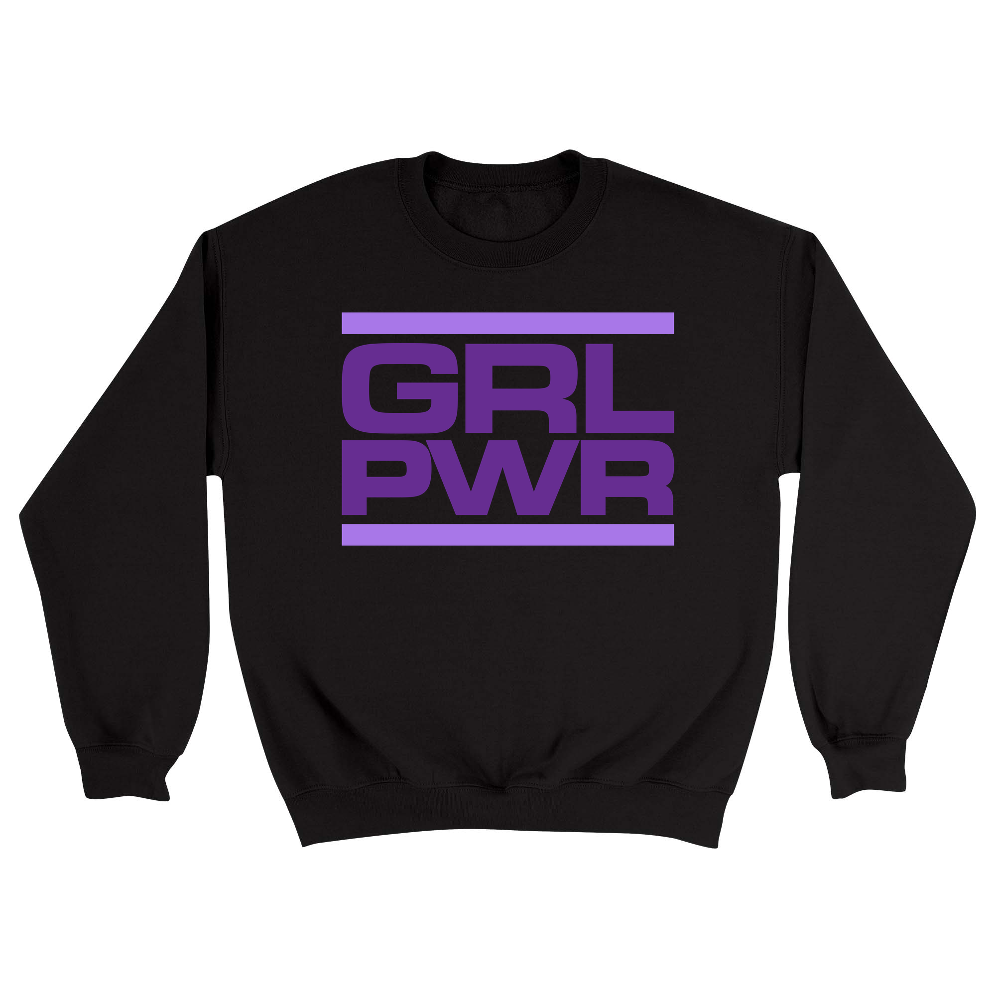 Unisex Small Black Crewneck Sweatshirt