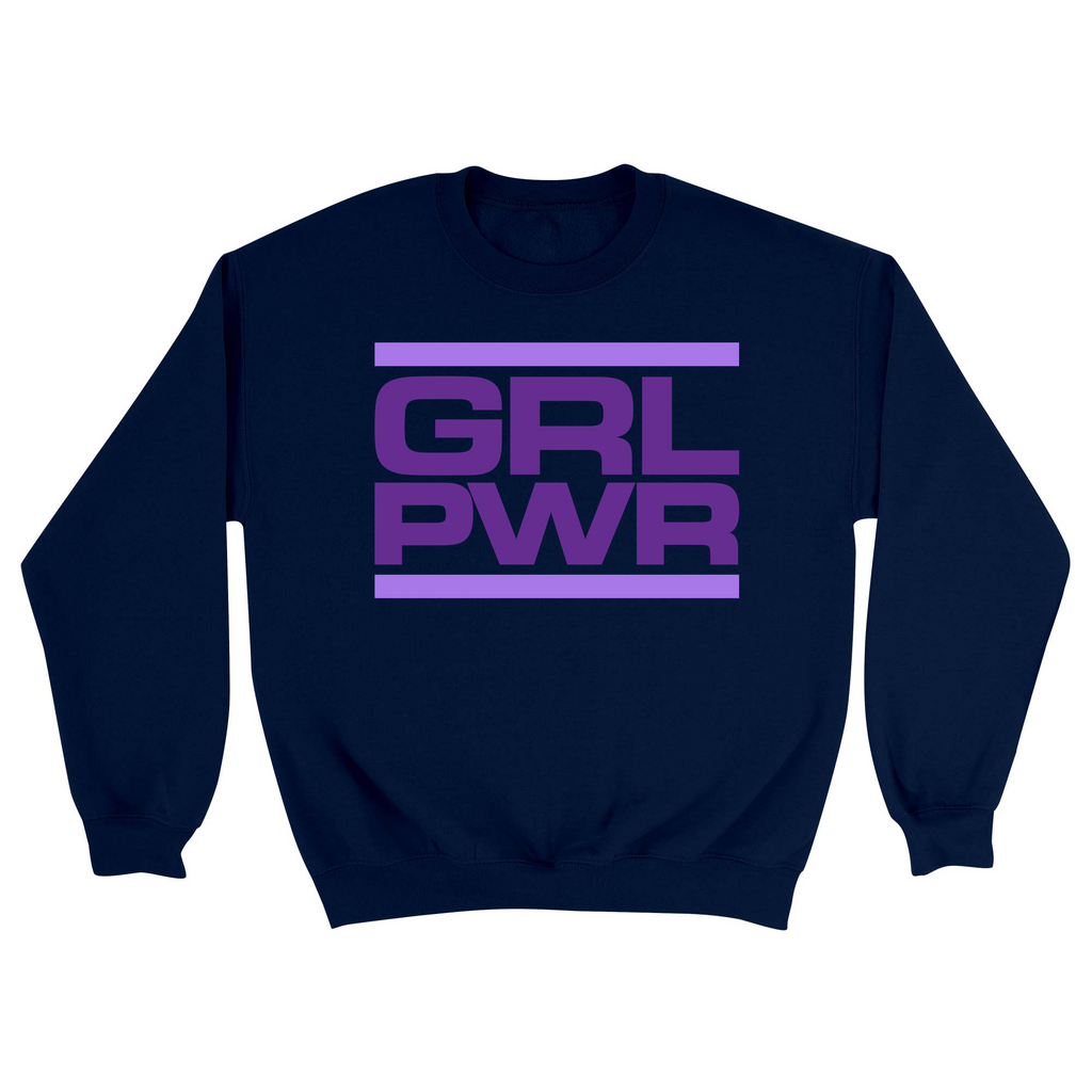 Unisex Small Navy Crewneck Sweatshirt