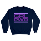 Unisex Small Navy Crewneck Sweatshirt