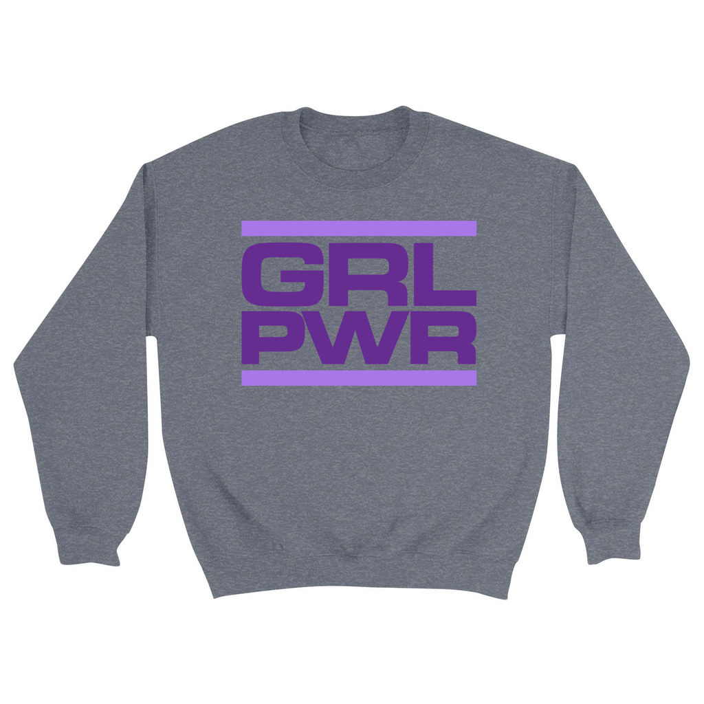 Unisex Small Dark Ash Crewneck Sweatshirt