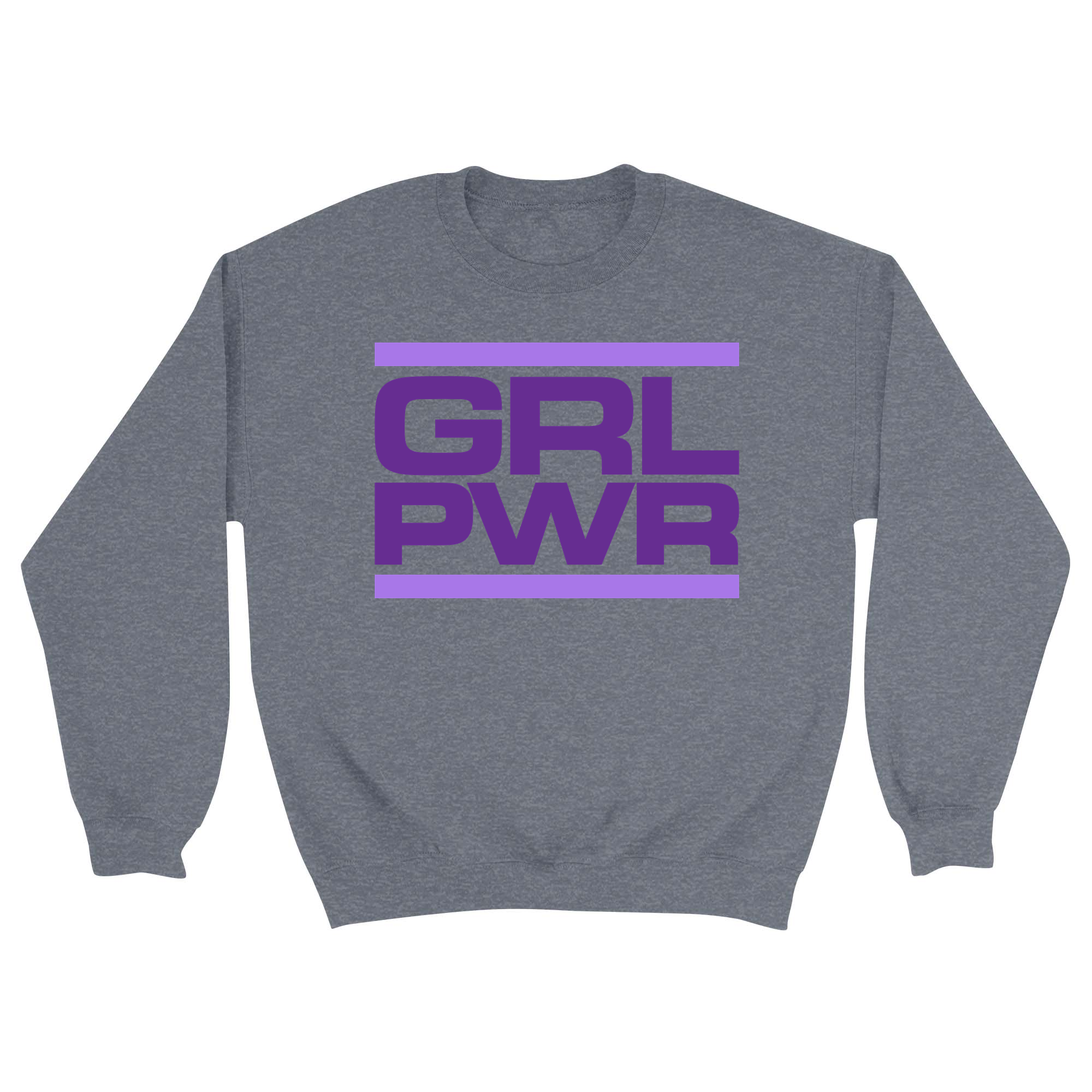 Unisex Small Dark Ash Crewneck Sweatshirt
