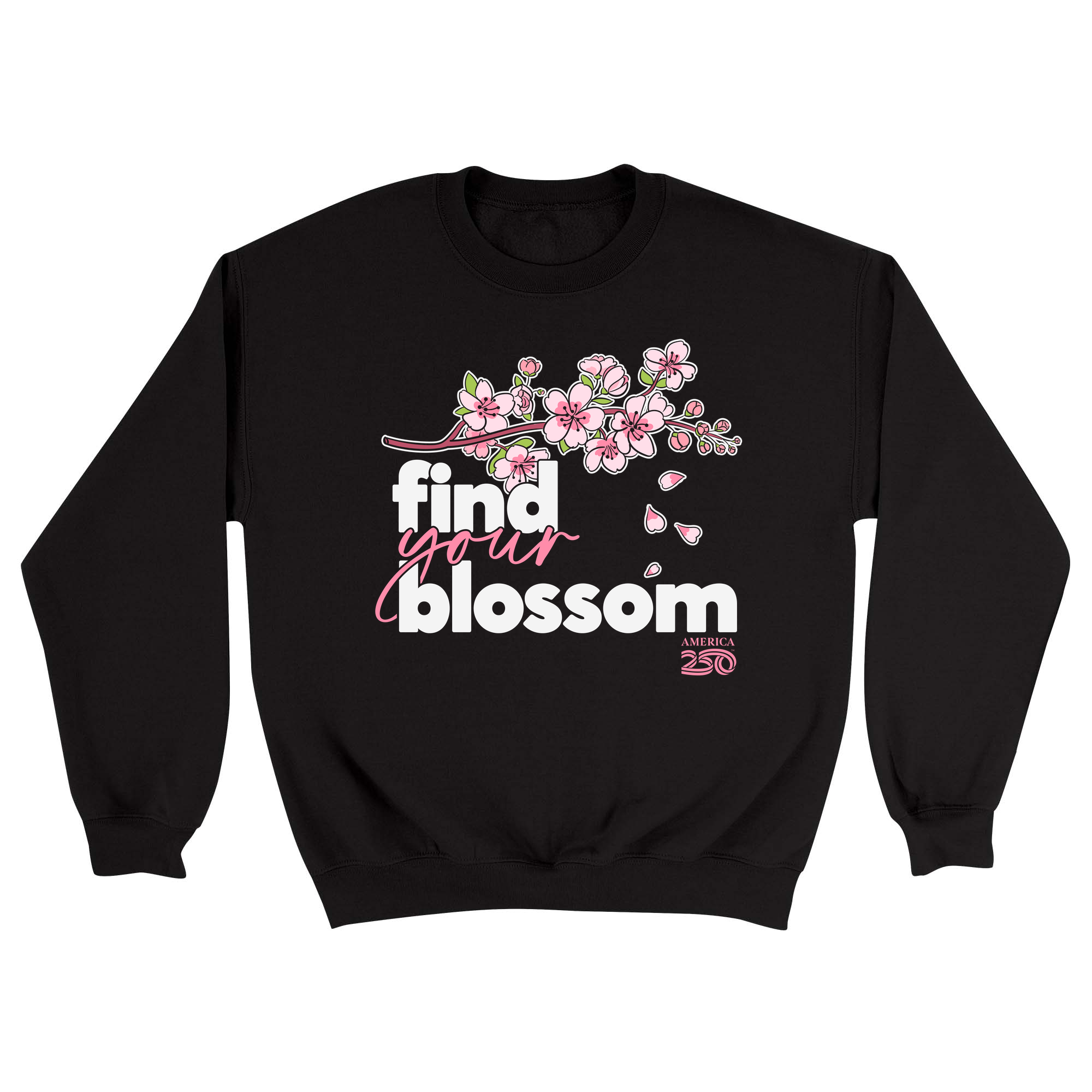 Unisex Small Black Crewneck Sweatshirt