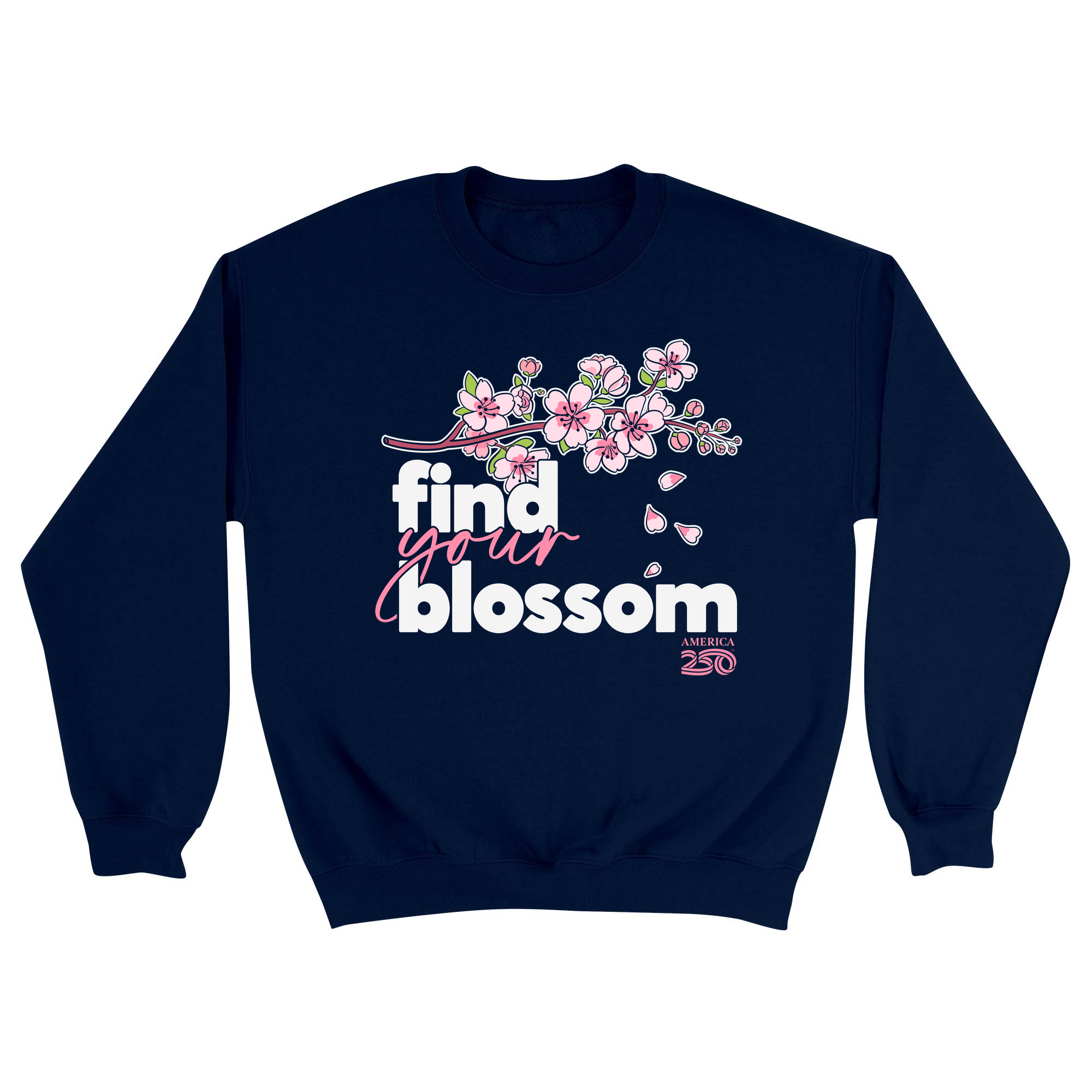 Unisex Small Navy Crewneck Sweatshirt