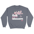 Unisex Small Dark Ash Crewneck Sweatshirt
