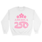 Unisex Small White Crewneck Sweatshirt