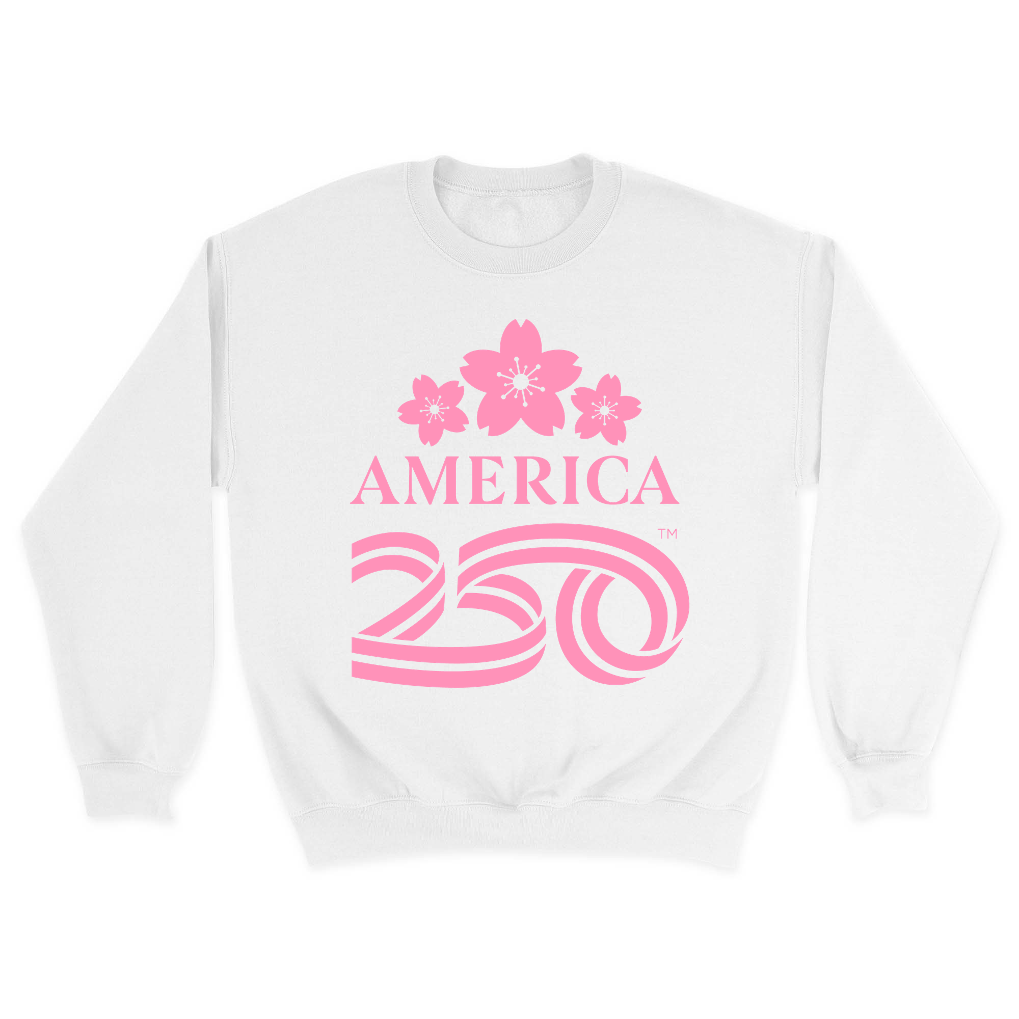 Unisex Small White Crewneck Sweatshirt
