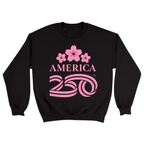 Unisex Small Black Crewneck Sweatshirt