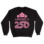 Unisex Small Black Crewneck Sweatshirt