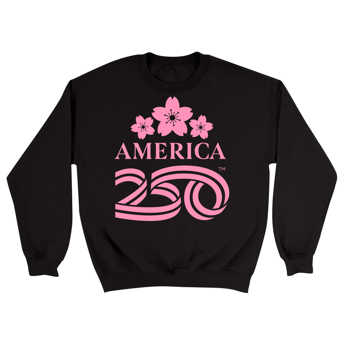 Unisex Small Black Crewneck Sweatshirt