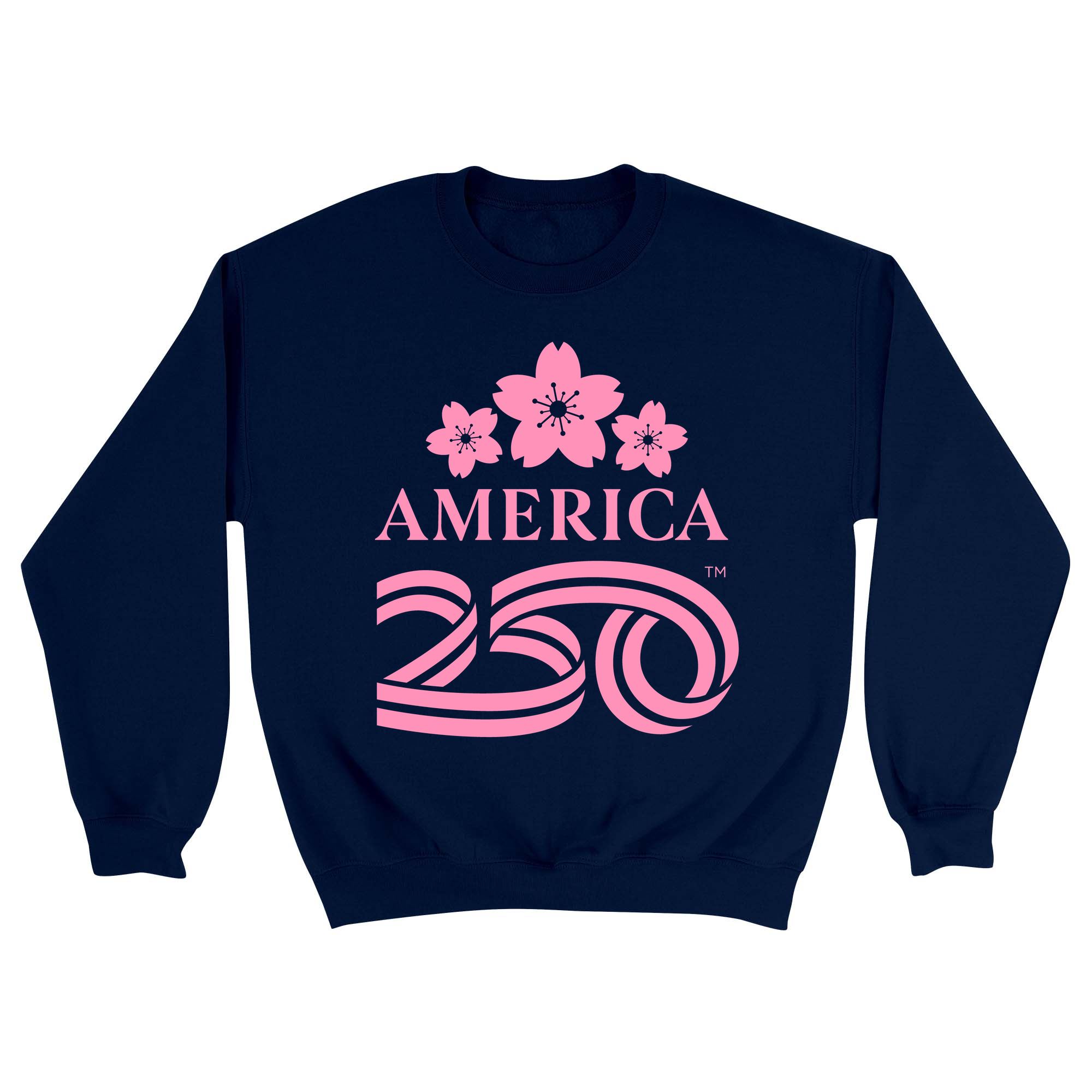 Unisex Small Navy Crewneck Sweatshirt