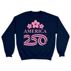 Unisex Small Navy Crewneck Sweatshirt