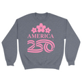 Unisex Small Dark Ash Crewneck Sweatshirt