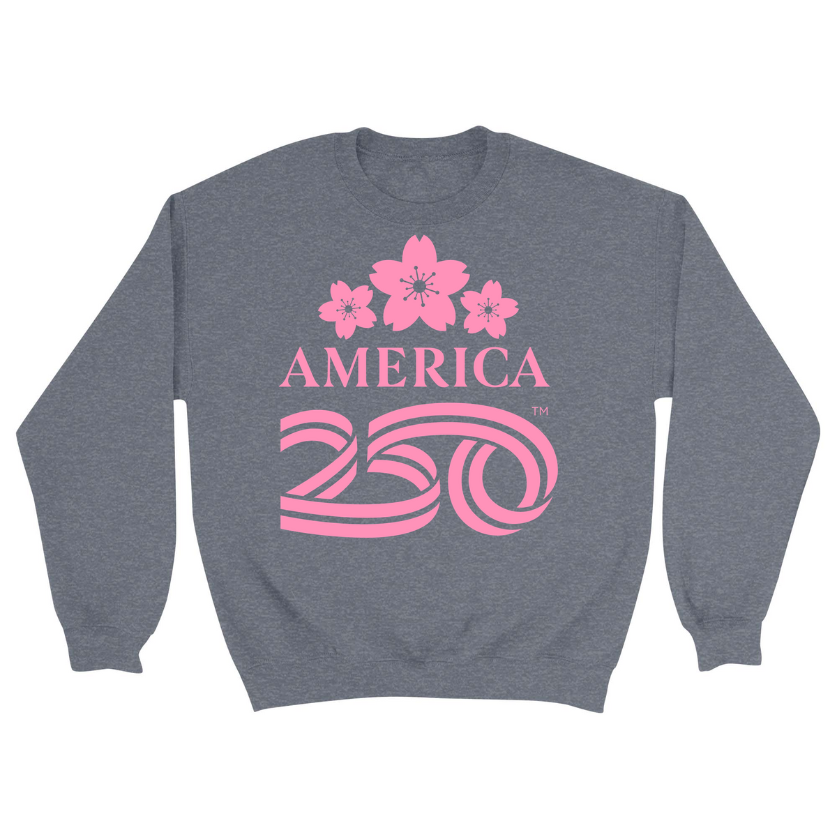 Unisex Small Dark Ash Crewneck Sweatshirt