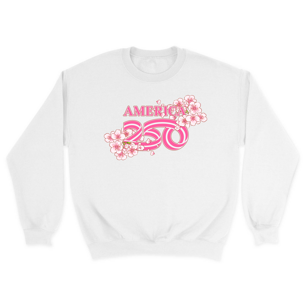 Unisex Small White Crewneck Sweatshirt