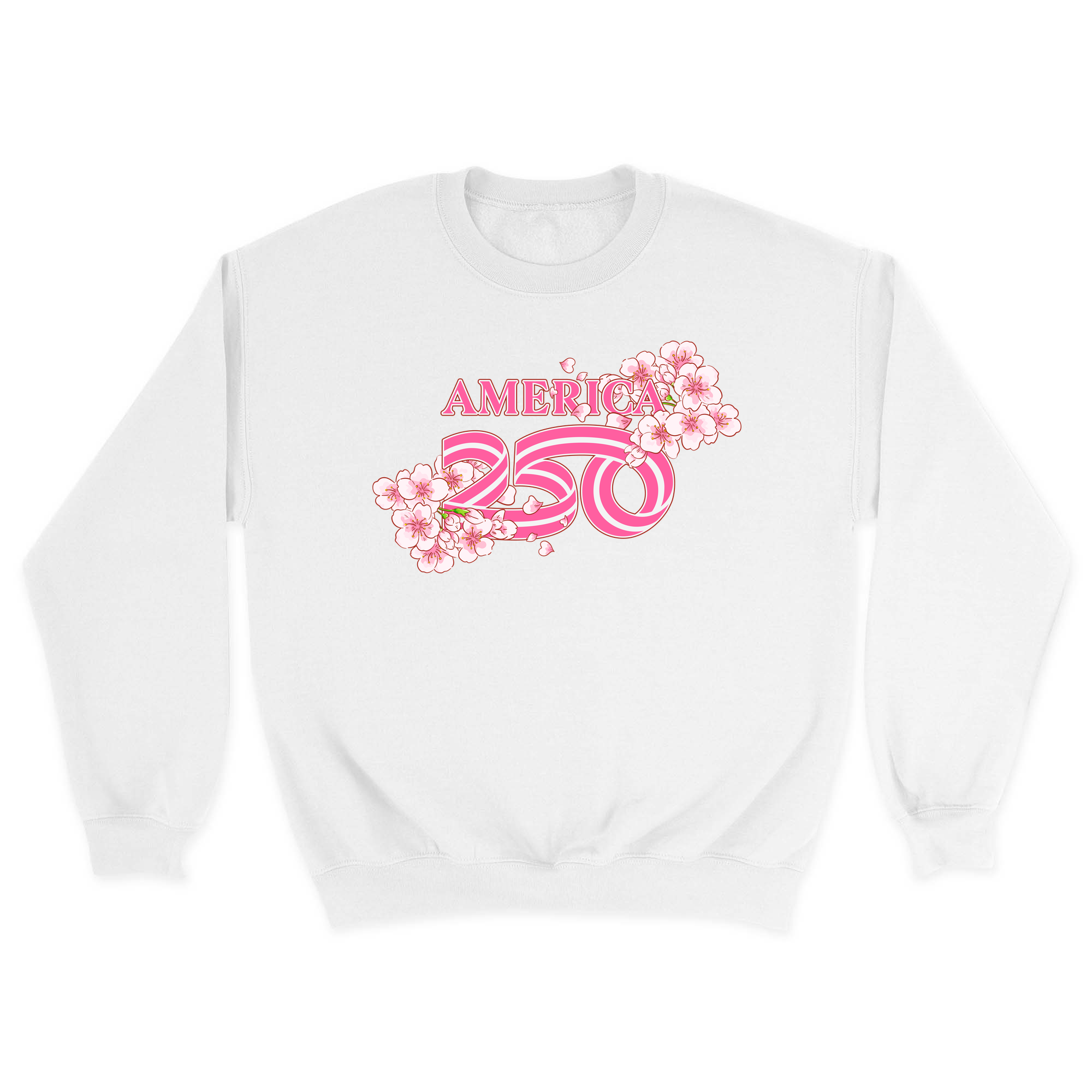 Unisex Small White Crewneck Sweatshirt