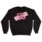 Unisex Small Black Crewneck Sweatshirt
