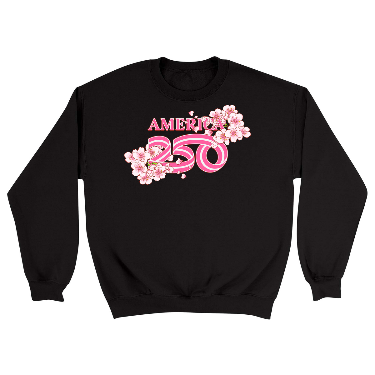 Unisex Small Black Crewneck Sweatshirt