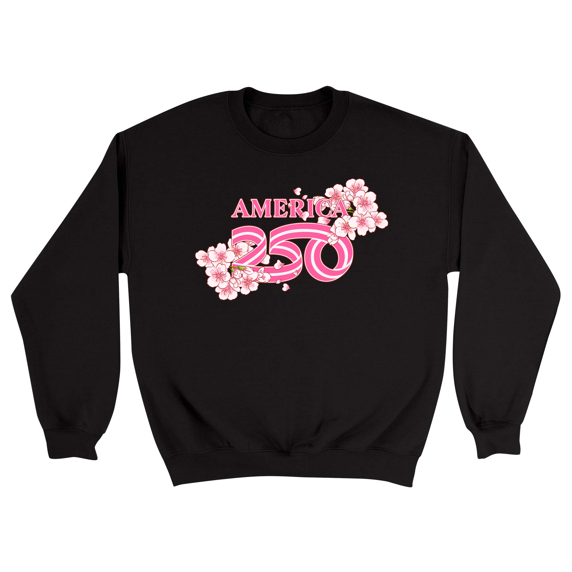 Unisex Small Black Crewneck Sweatshirt