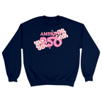 Unisex Small Navy Crewneck Sweatshirt