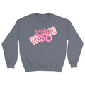 Unisex Small Dark Ash Crewneck Sweatshirt