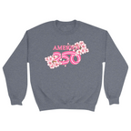 Unisex Small Dark Ash Crewneck Sweatshirt
