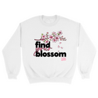 Unisex Small White Crewneck Sweatshirt
