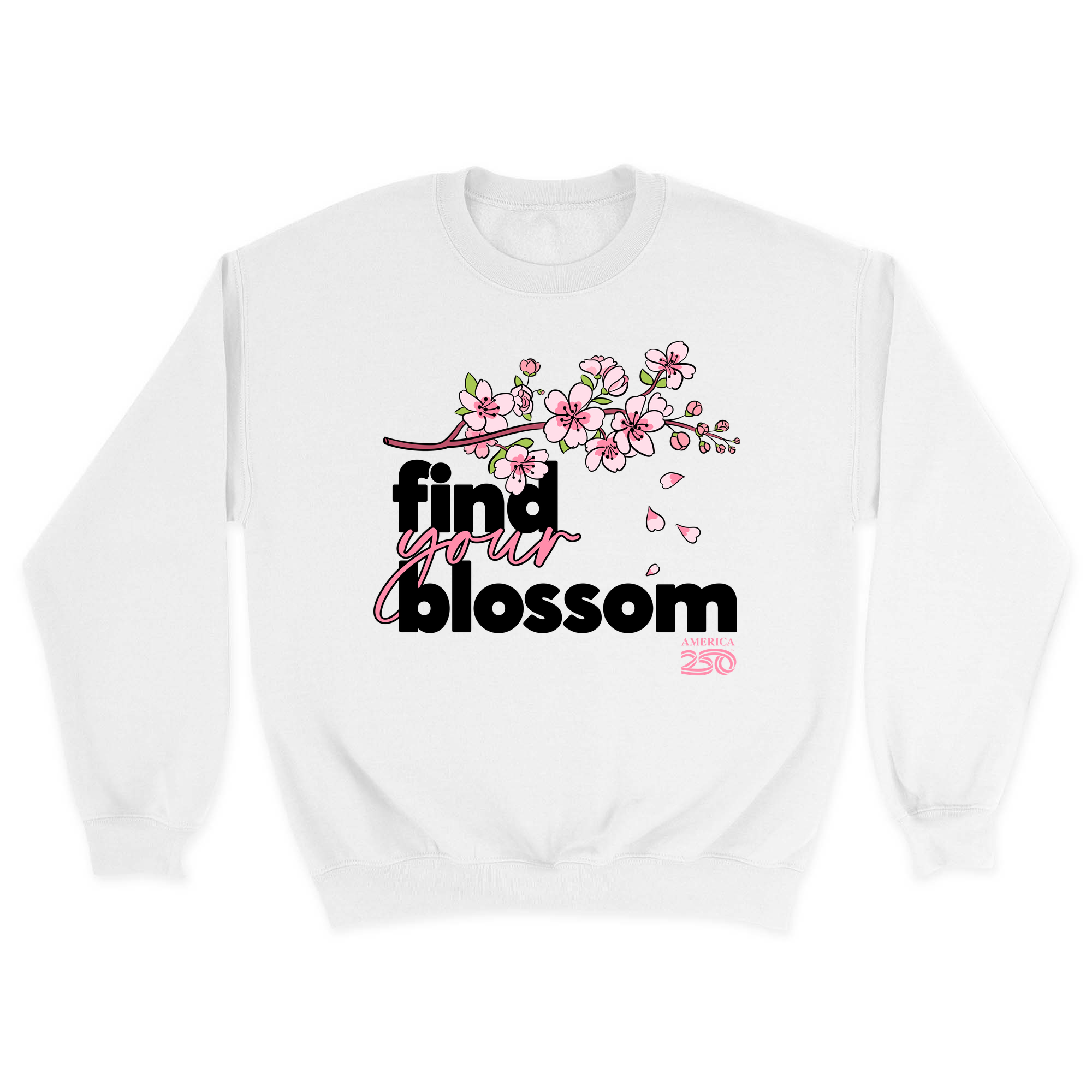 Unisex Small White Crewneck Sweatshirt