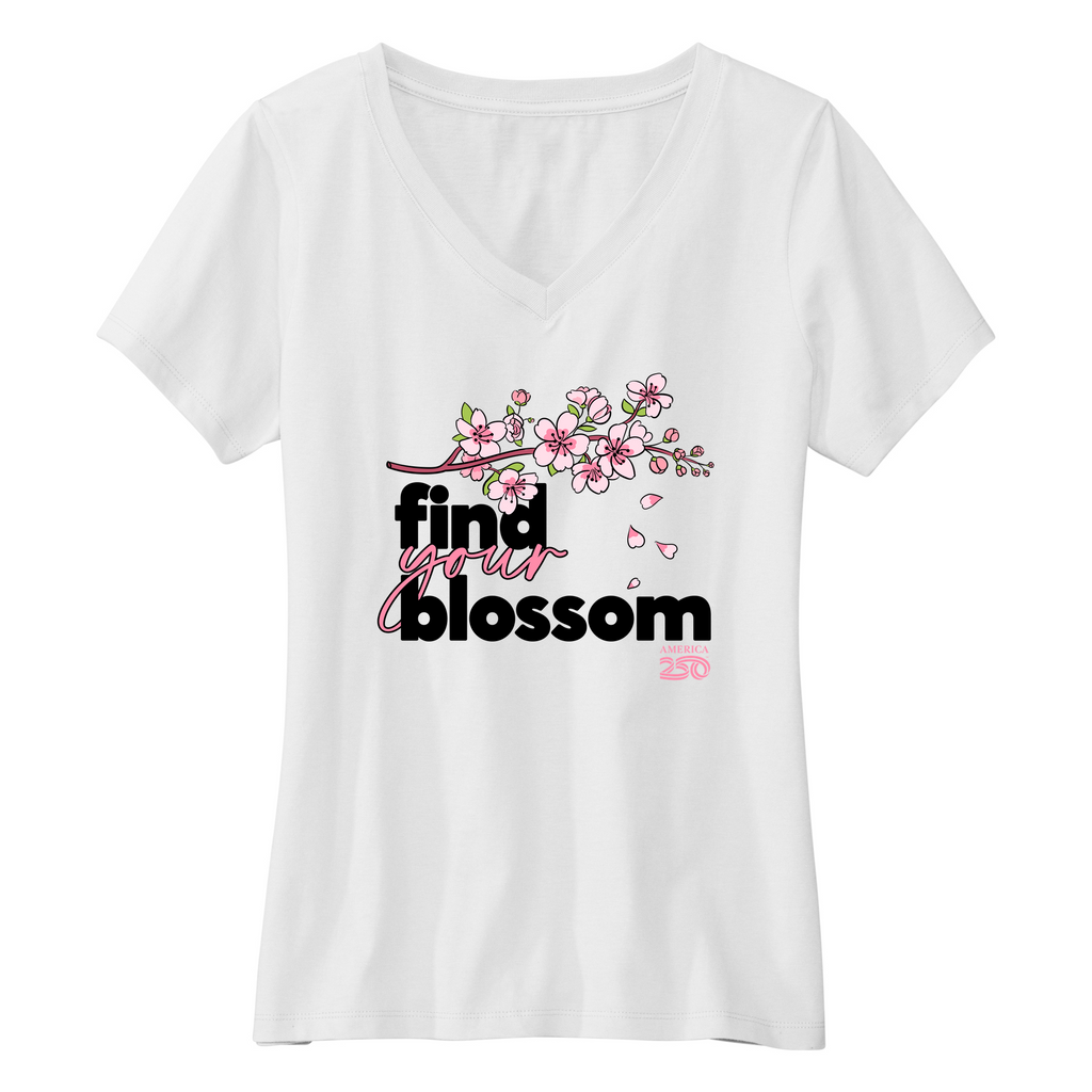 Womens Small White Short Sleeve V-neck Tee