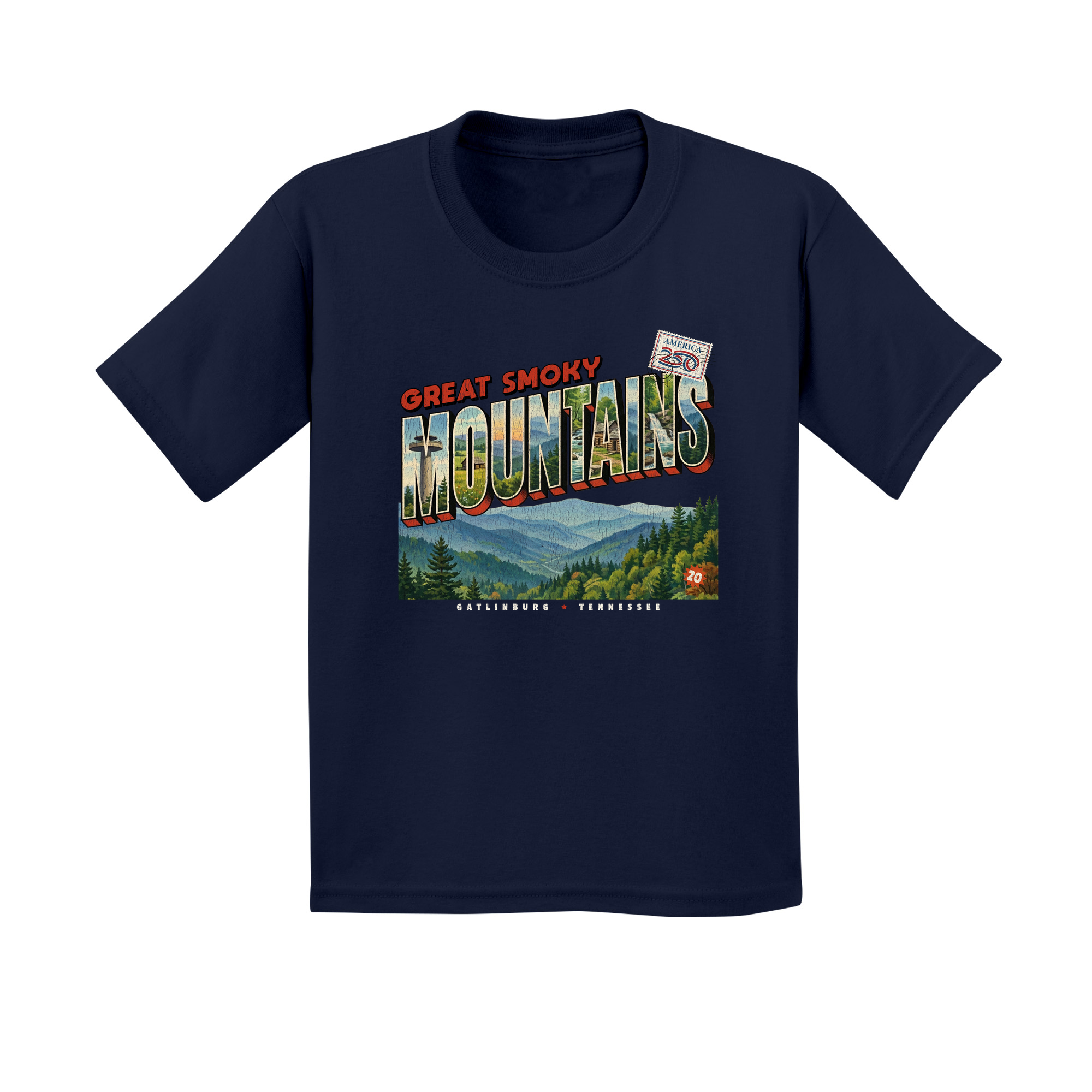 America250 Great Smoky Mountains Youth T-Shirt