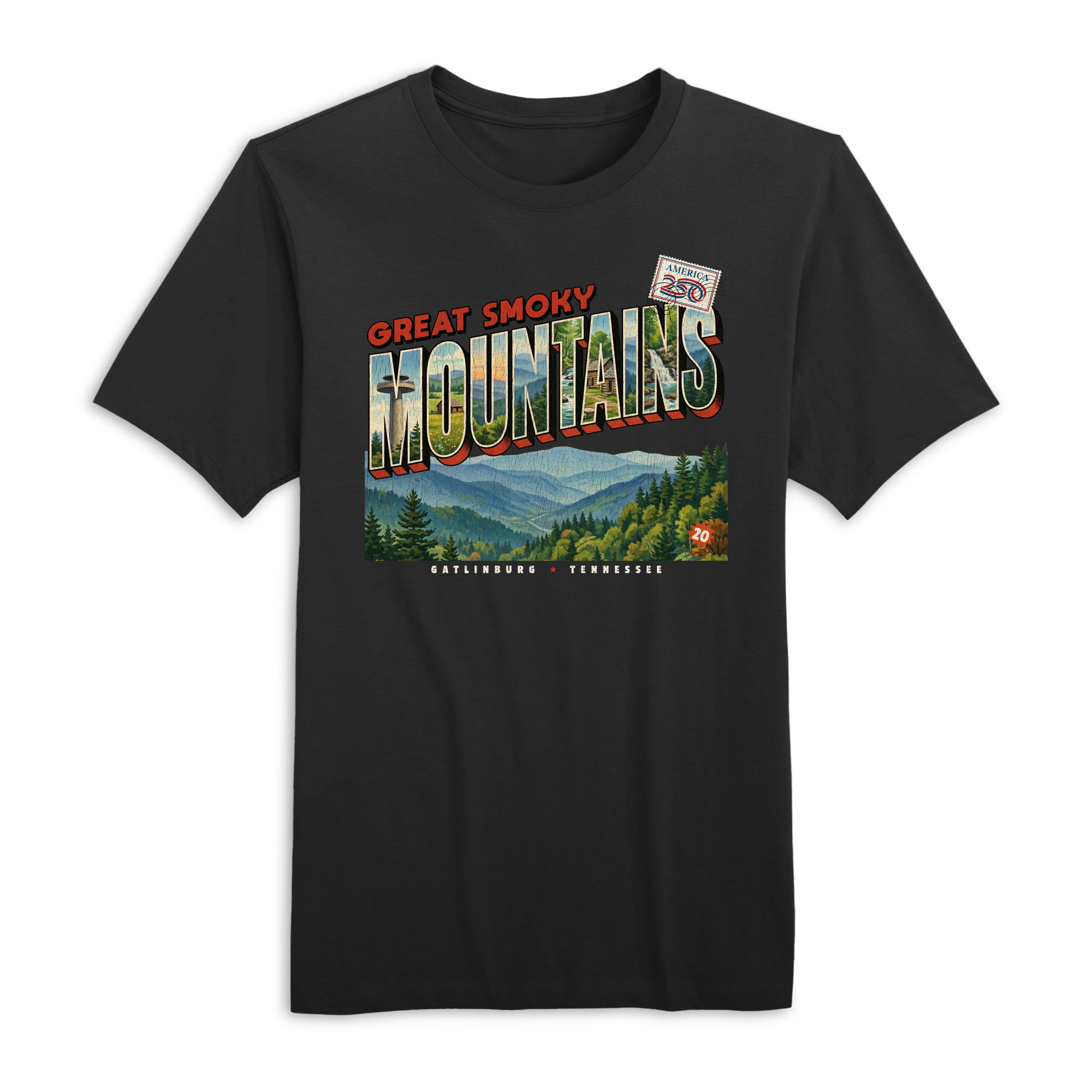 America250 Great Smoky Mountains Men's T-Shirt