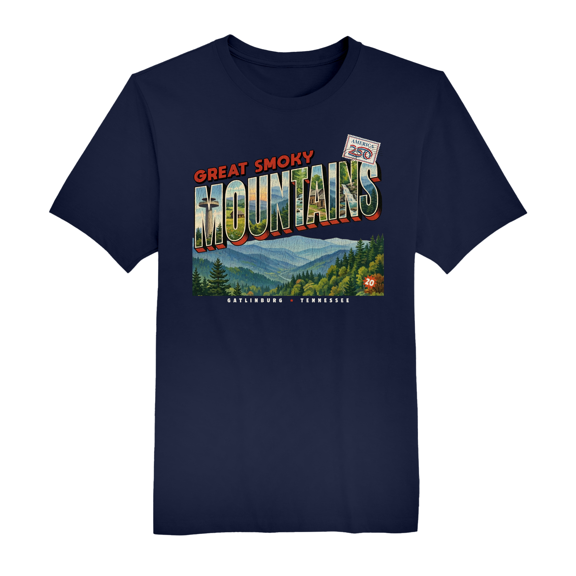 America250 Great Smoky Mountains Men's T-Shirt