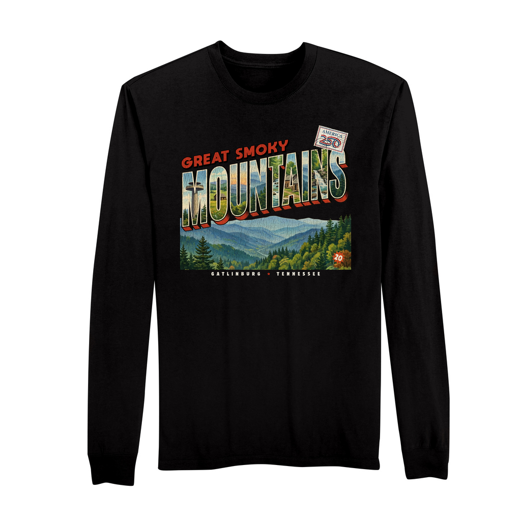 America250 Great Smoky Mountains Men's Long Sleeve T-Shirt