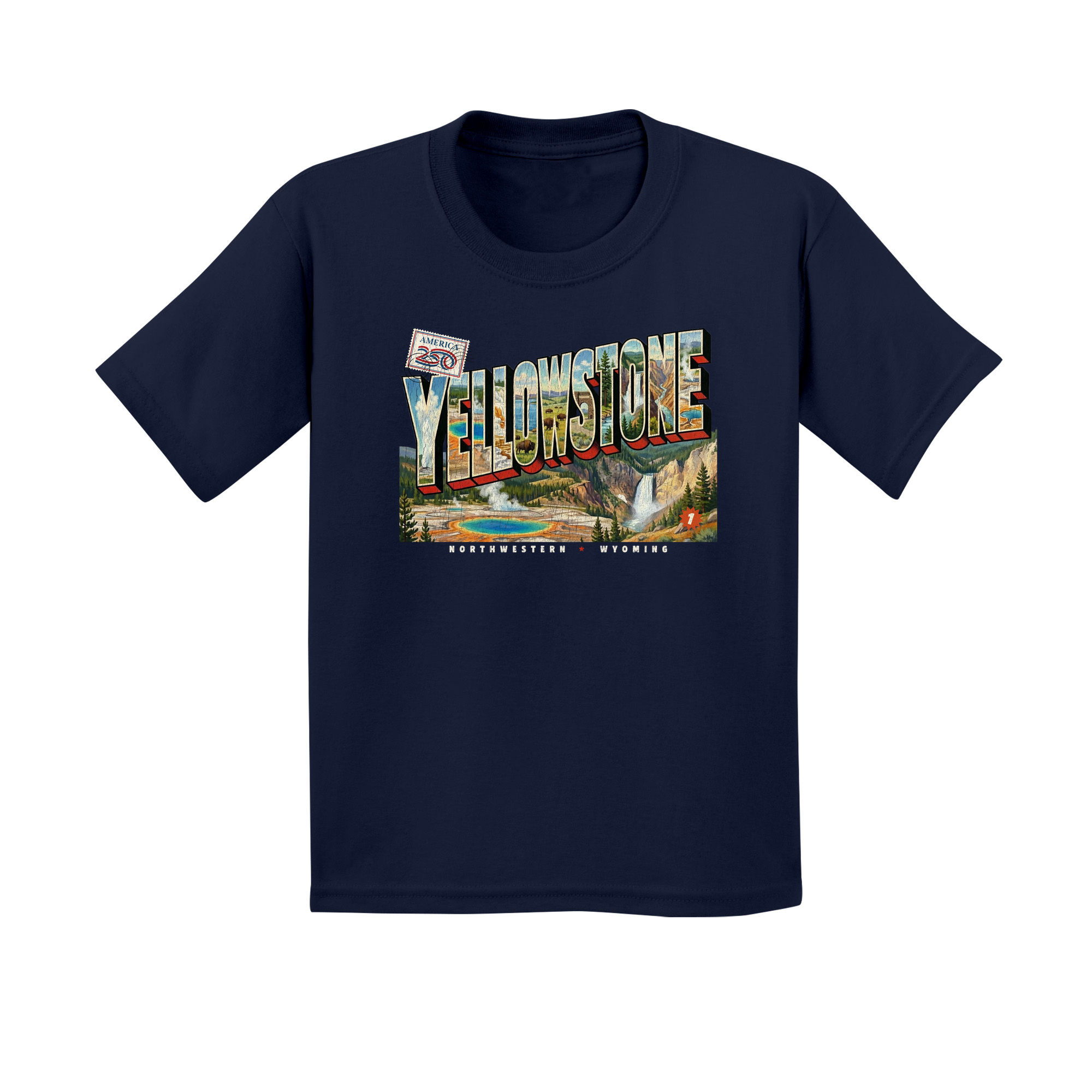 America250 Yellowstone Youth T-Shirt